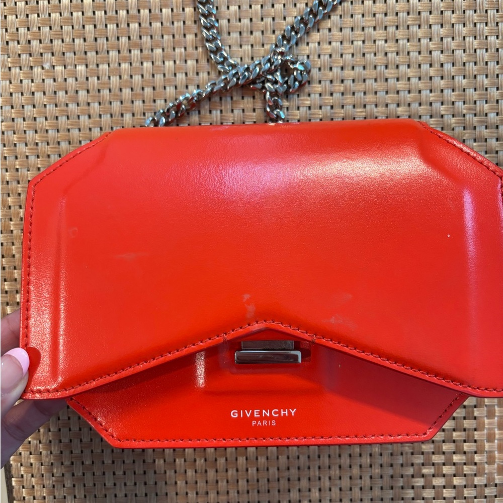 Givenchy Red Crossbody Bag with Geometric Design *FLASH SALE*